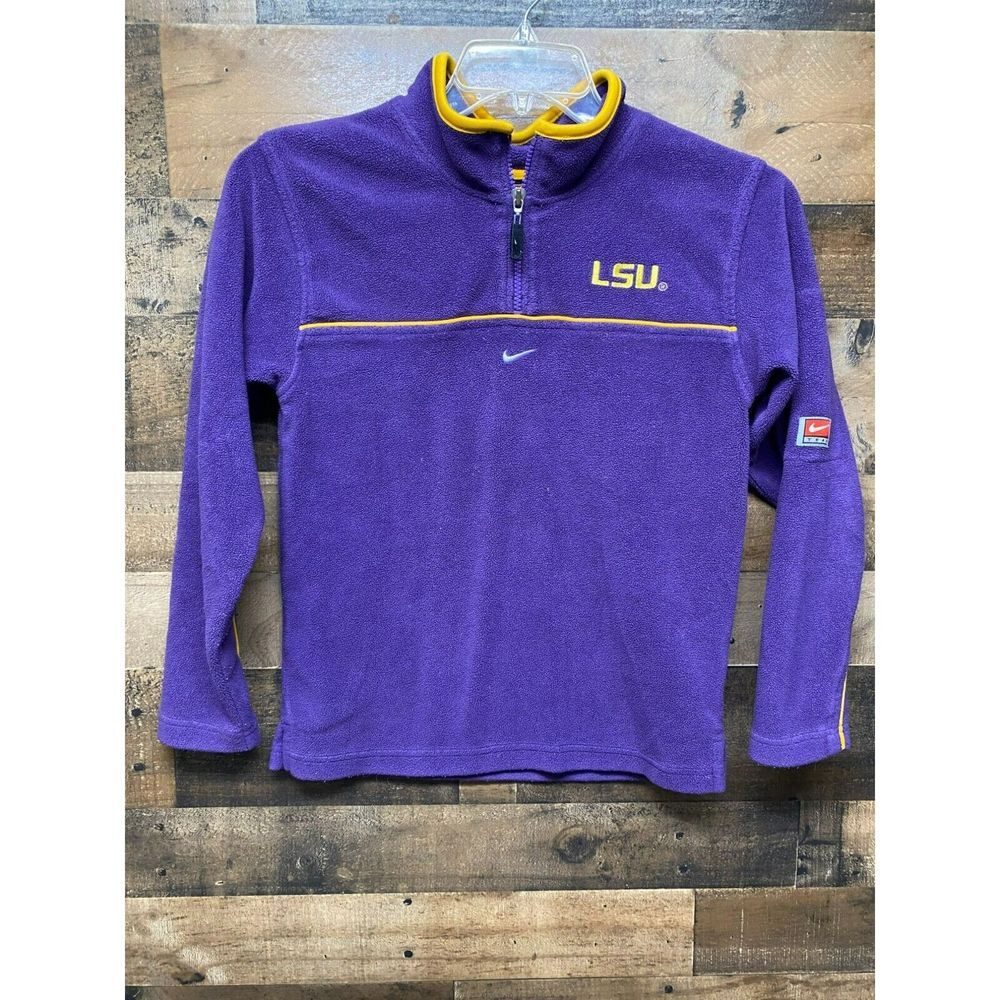 Nike Team Women's LSU 1/4 Zip Jacket Size Medium (12-14)